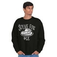 thumbnail image 5 of Solve Pi Math Geeky Nerdy Funny Smart Sweatshirt for Men or Women Brisco Brands M, 5 of 6