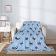 thumbnail image 2 of Sikiie Corgi Dog Cozy Flannel Fleece Throw Blanket: Lightweight & Thick for All Seasons - Perfect for Women, Men, & Kids"80"x60", 2 of 6