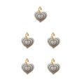 thumbnail image 2 of QualitChoice Porte-Clés Pompon Porte-Clés en Daim de Jour de la Saint-Valentin Multicolore Porte-Clés Polyvalent Sac Décor Coeur Porte-Clés Blanc/blanc 5Set, 2 of 6