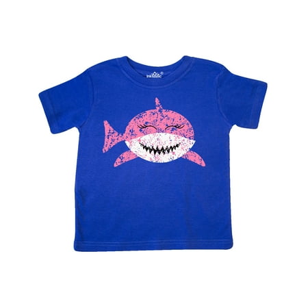 

Inktastic Cute Distressed Pink Shark Gift Toddler Boy or Toddler Girl T-Shirt