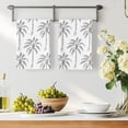 thumbnail image 3 of Gray Palm Tree Kitchen Towels Set of 4, Tropical Summer Botanical Forest Modern Absorbent Dish Towels for Kitchen, Microfiber Hand Towel, Quick Drying Tea Towel for Cleaning Decorative Dishcloths, 3 of 7
