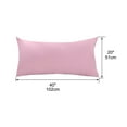 thumbnail image 4 of Unique Bargains 2 Pack 300TC Cotton Solid Pillowcases Pink 20" x 40", 4 of 8