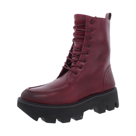 Franco Sarto Womens Margey 2 Suede Lug Sole Mid-Calf Boots