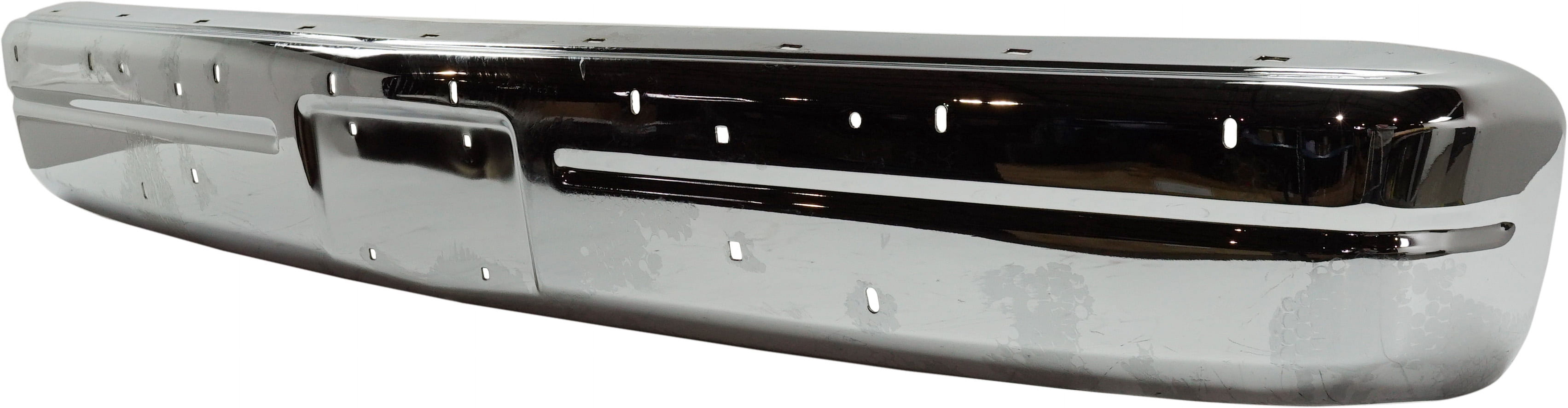 Replacement D010902 Bumper Compatible with 1991-1993 Dodge D150 D250 Front Standard Cab Pickup Chrome