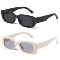 thumbnail image 1 of Gafas de sol JASPIN Rectangle Y2K Retro 90s UV400 para mujeres y hombres, 1 of 6
