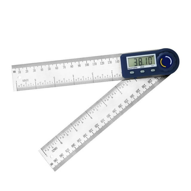 Protracteur Numérique Règle d'Angle Gonomètre Électronique Inclinomètre Outils de Mesure d'Angle, Protracteur de Menuiserie