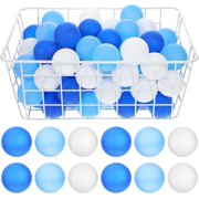 LUU-120 Pcs Table Tennis Balls Plastic Balls Colored Table Tennis Balls Pong Balls for Training Party Games Entertainment Decorations_SAI