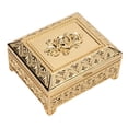 thumbnail image 3 of CAJA DE ALMACENAMIENTO DELECTIVA EN ALIVIO DE LA CAJA DE LA BARATIJA DE LA JOYERÍA DE LA ALEACION DE CINC DEL MODOLO DE ROSE DEL VINTAGE, 3 of 7
