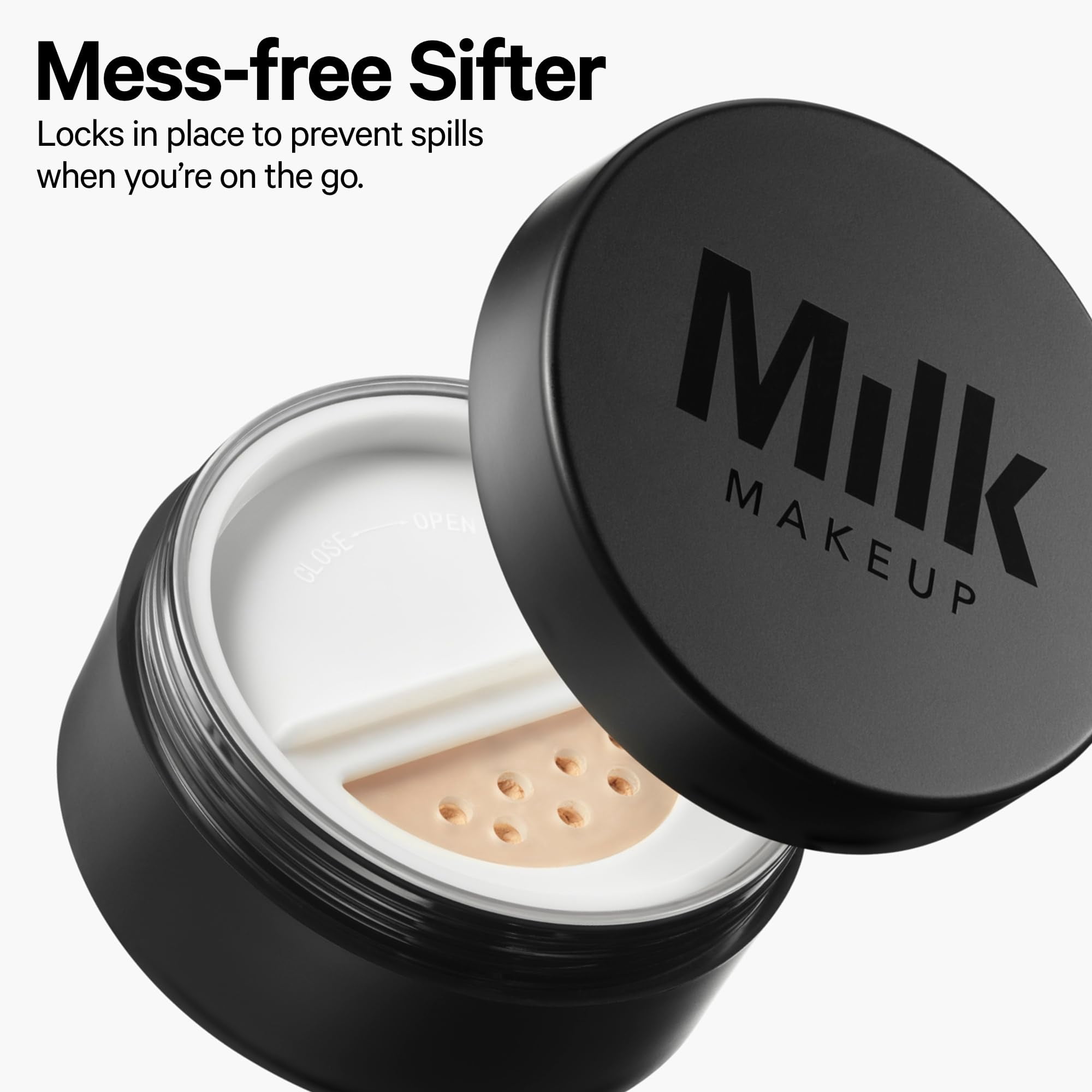 Milk Makeup Pore Eclipse Matte Setting Powder - Translucent Medium NIB