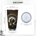 thumbnail image 4 of Fotbe Casino Cards Pattern 20 oz Tumbler Stainless Steel Vacuum Insulated Coffee Ice Cup Double Wall Travel Flask Leak-proof Coffee Cup-Without Straw, 4 of 8