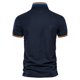 thumbnail image 3 of Nuevo Polo de verano para hombre, polos de manga corta con bordado de jirafa liso para hombre, camisas de moda con cuello levantado para hombre, 3 of 5
