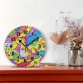 thumbnail image 2 of Yayeee 10" Wall Clock Battery Operated Quartz Round Silent Non-Ticking Home Decor,Vibrant Dinosaur, 2 of 6