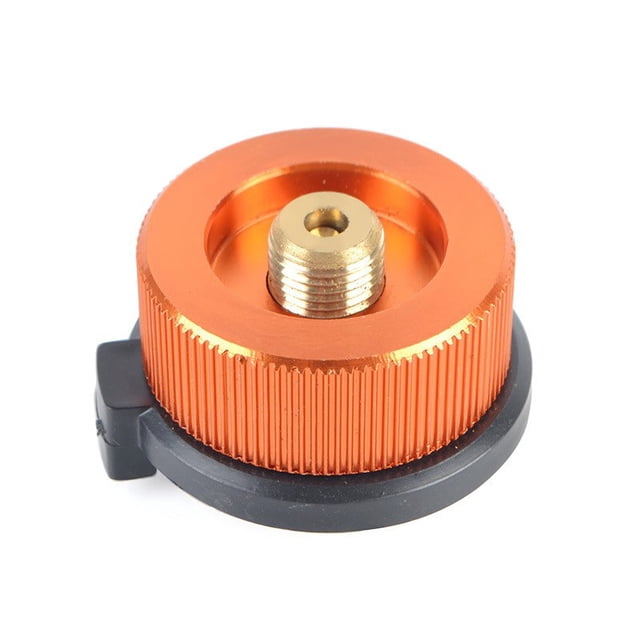 Auto-off Gas Stove Burner Adapter Split Type Furnace Converter Connector Outdoor Camping Hiking Cartridge Tank Cylinder Adapter1 piece Red He Qiyong unisex