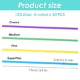thumbnail image 3 of 120 piece set of dental finishing strips, dental sanding bars, dental polishing strips, 1504 abrasive dental floss, for deep teeth cleaning tools oral care, 3 of 3