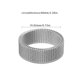 thumbnail image 5 of Qarigey Anillo Unisex Acero Anillo Mujer Hombre Malla Anillo Universal Múltiples Tamaño Mano Pareja Joyería, Blanco, Talla 18 Ropa, zapatos y accesorios Miscelánea blanco veinte, 5 of 8