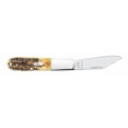 thumbnail image 4 of Case Barlow Pocket Knife 2.8" Clip Point Tru-Sharp Mirror Polished Blade 6.5 BoneStag Handle BoneStag, 4 of 5