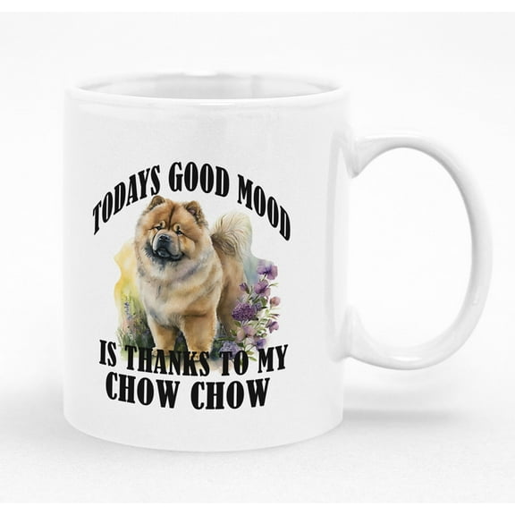 Chow Chow Dog Mug, Funny Quote, 11oz Ceramic Coffee Cup, Pet Lover Gift