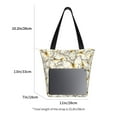 thumbnail image 5 of Gaeub Different Butterflys Printed Tote Bag Grocery Bag Reusable Shoulder Bag with Zip for School Kitchen Park DIY, 5 of 9