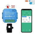 thumbnail image 5 of Medidor de Energía Inteligente Tuya WIFI Bidireccional con Pinza de Transformador, Monitor de Potencia de 80 A, Compatible con Alarma, 1 Canal, 1 CT, 5 of 5