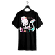 thumbnail image 1 of Skeleton Girl oversized T-Shirt – Neon Pastel Hair Bun and Sassy Quote for Summer Top Vintage, 1 of 6