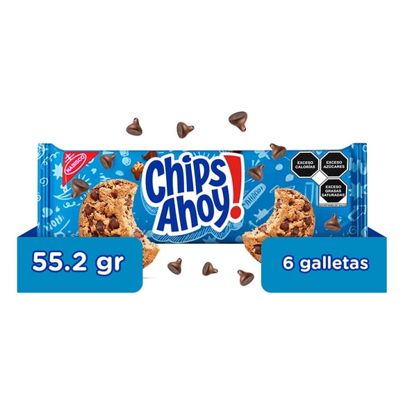 Galletas Chips Ahoy! con chispas sabor a chocolate 55.2 g