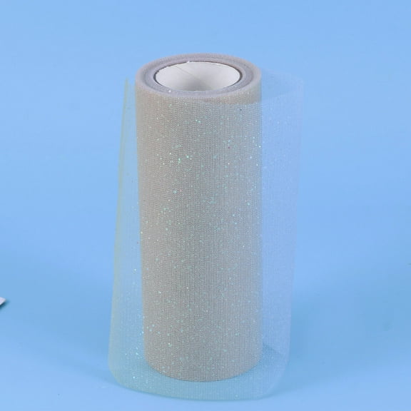 Worgeous Tulle Ribbon Rolls Dark Grey Gift Wrapping Festival Parties 1Pack