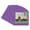 Purple Iris, variant on Pansy Purple Picture Frame Mat for 21x21 Frames - Fits 17x17 Photos - 1 Mat