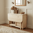 thumbnail image 3 of Solid Wood Foldable Table and 4 Chairs Set with Storage, 3 of 10