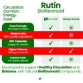 thumbnail image 4 of HealthFare Rutin Supplement 500mg | 200 Vegan Capsules | Natural Bioflavonoid Formula | Extra Strength Antioxidant Support | Non-GMO, Gluten-Free | Made in USA, 4 of 6
