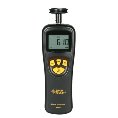 

SMART SENSOR Handheld LCD Digital Speedometer Tach Meter Wide Measuring Rang 0.5 ~ 19999 RPM