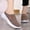 Coffee, variant on Womens Casual Slip On Sandals Bohemian Print Flat Sole Shoes for Women Beach Walking Flats Sneakers US :7
