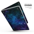 thumbnail image 2 of Design Skinz Azure Nebula Full-Body Wrap Scratch Decal Skin-Kit Compatible MacBook 14" Pro M1 A2442, 2 of 5