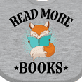 thumbnail image 4 of Inktastic Reading Group Fox Read More Books Boys or Girls Baby Bib, 4 of 4