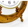 thumbnail image 3 of Nagina International Time's Wall Clock | Nautical Pirate's Ship Wheel | Premium Craft Gift (16 Inches), 3 of 6