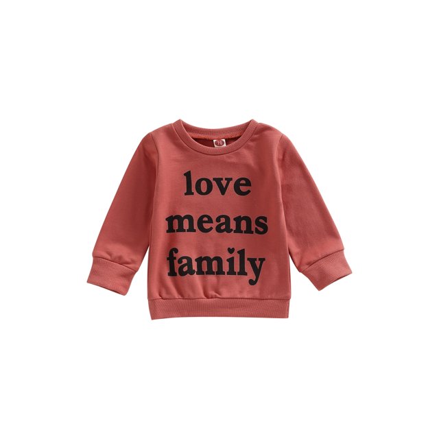 Faithtur Chemise pour Filles Garçons, Manches Longues Col Rond Imprimé Lettres Fête de Rue Décontractée Automne Printemps Hauts