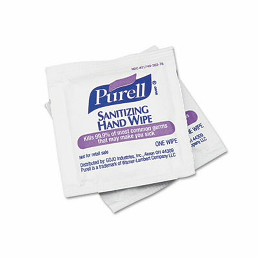PURELL Sanitizing Hand Wipes 5 x 7 100 Box (GOJ902210BX)