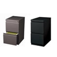 thumbnail image 1 of 2 Piece Value Pack Mobile Filing Cabinet in Med Tone and Black, 1 of 5