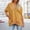 Yellow, variant on Baqcunre Hoodies For Women Women Casual Button V Neck Hoodies Oversized Pullover Sweatshirt Hooded Tops With Pockets Womens Sweaters Fall Outfits For Women 2023 Blue L