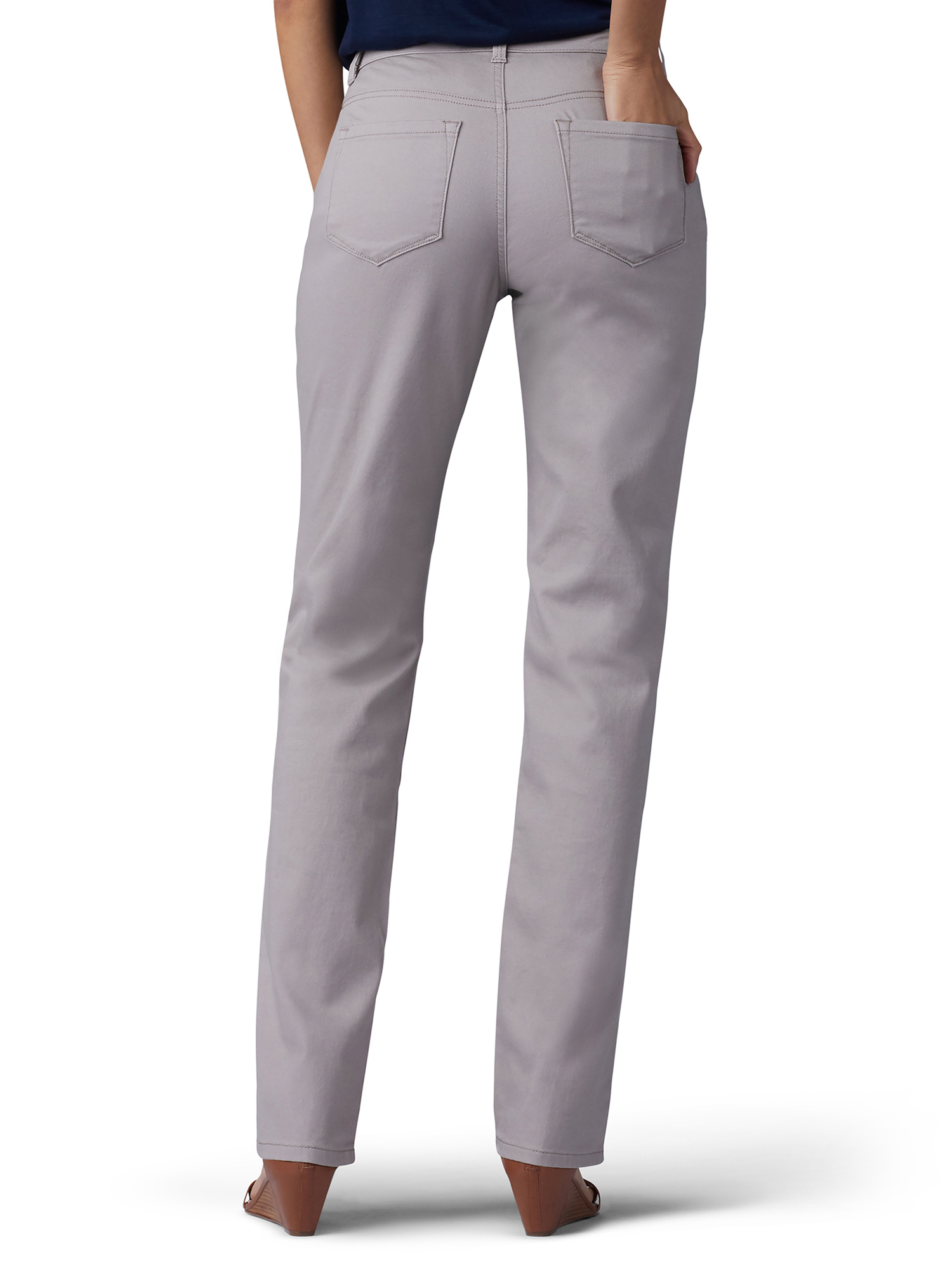 thumbnail image 2 of Lee Women's Instantly Slims Straight Leg Jean, 2 of 8