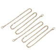thumbnail image 1 of Unique Bargains 43'x0.28' Purse Chain Strap, 2Pack Purse Handle Shoulder Bags Replacement Strap, Gold, 1 of 5