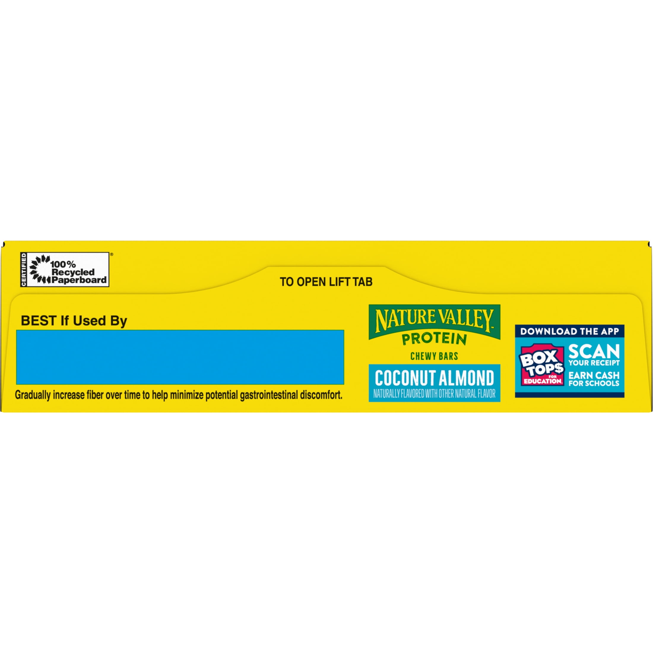 (12 pack) Nature Valley Protein Chewy Snack Bars, Coconut Almond, 5 Bars, 7.1 oz