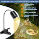 thumbnail image 2 of Lámpara de calor de tortuga (50W+50W, enchufe europeo), lámpara de reptil E27 UVA/UVB con soporte, foco de calor lámpara de reptil lámpara de calentamiento de acuario para reptiles anfibios lagartos t, 2 of 5