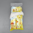 thumbnail image 2 of Ambesonne Garden Bedding Set 4 Pcs, like Smiling Sun, Queen, Multicolor, 2 of 3