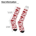 thumbnail image 2 of Pofeuu red plaid Moose Bunny bear Print Stockings, Adult Running Hiking Socks for Youth and Adult, 2 of 6