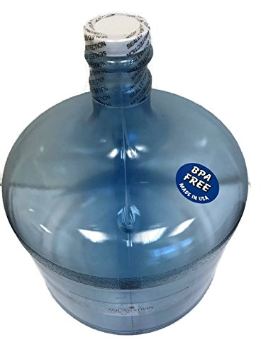 Aquanation 1 Gallon Reusable Plastic Water Bottle – BPA Free – Dark Blue