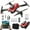 Red, variant on Drone With 1080P HD Fpv Camera Remote Control Toys Gifts For Boys Girls With Altitude Hold Headless Mode with Stable Altitude Hold, Gestures Selfie, Waypoint Fly, Auto-Follow, 3D Flip