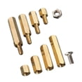 thumbnail image 4 of MasteelfCA 120 Pcs Écrou de Support Hexagonal en Laiton Massif pour Colonne Pilier pour Planche PCB, 4 of 7