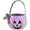 Light Violet, variant on Halloween Pumpkin Bucket For Adults, Foldable Halloween Candy Baskets With Embroidery, Pumpkin Bucket Candies Basket With Handle For Halloween Party Decorations,1Pcs