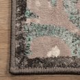 thumbnail image 3 of Superior Ceyone Floral Indoor Large Area Rug, Charcoal, 5' x 8', 3 of 9