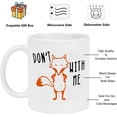 thumbnail image 3 of Funny coffee mug The Fox Series Oh for Fox Sake, Don't Fox with Me for Friends Mom Dad Wife Husband Family Grandma 11 Oz, 3 of 7